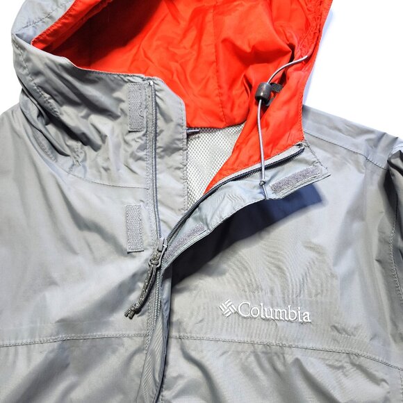 Columbia gray windbreaker rain jacket - Picture 3 of 10